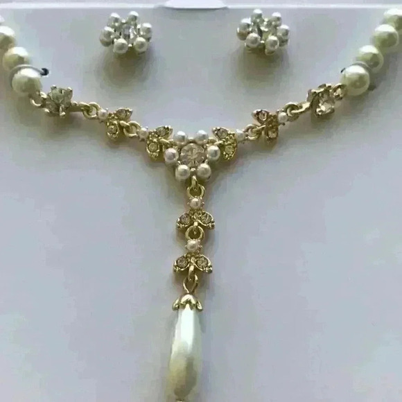 Charter Club new Value Pearl Lariat & Earrings - Picture 8 of 8